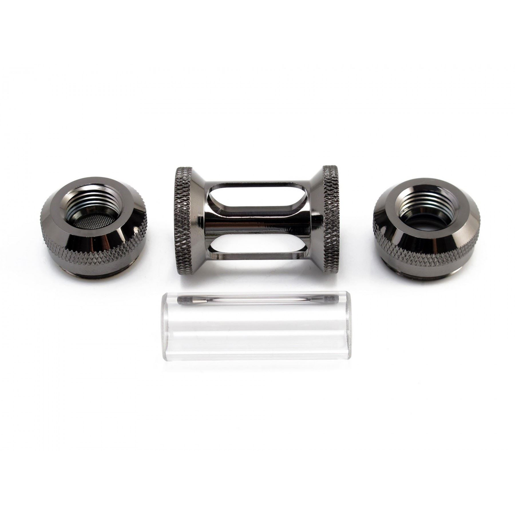 XSPC G1/4 Inline Filter (Black Chrome)