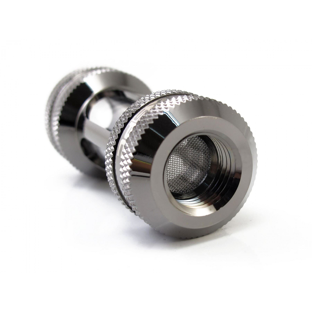 XSPC G1/4 Inline Filter (Black Chrome)