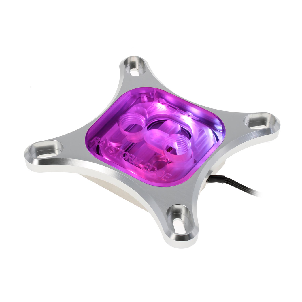 XSPC RayStorm EDGE aRGB CPU Waterblock INTEL - Silver