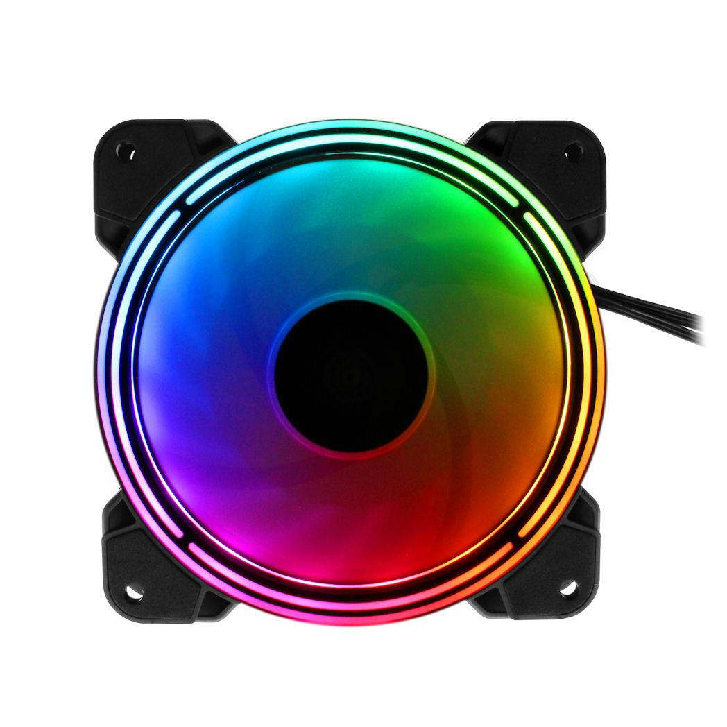 XSPC RGB Series 2, PWM 800-2200RPM 5V 3Pin aRGB 120mm Fan