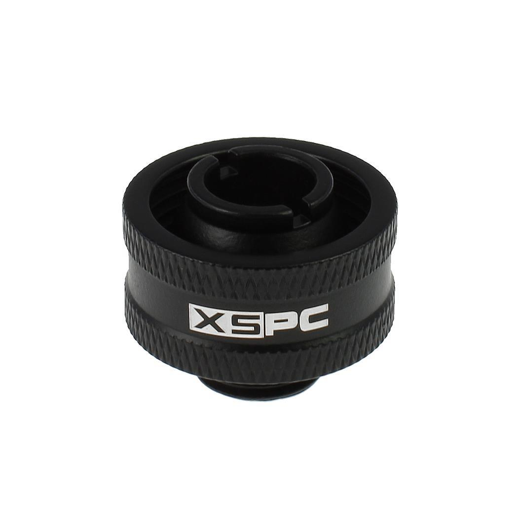 XSPC G1/4 to 1/2 ID 3/4 OD Compression Fitting V2 - Matte Black (8 Pack)
