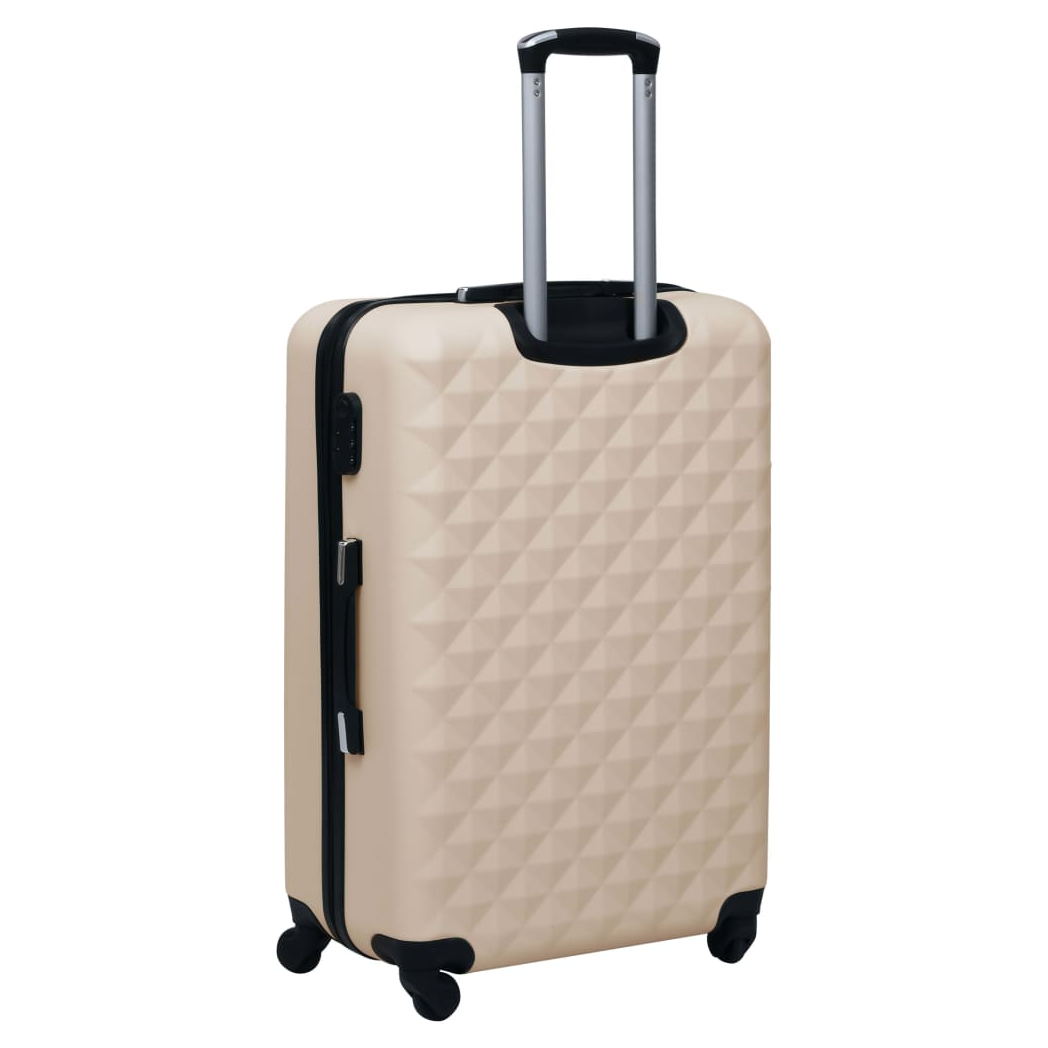 Hardcase Trolley Set 2 pcs Gold ABS