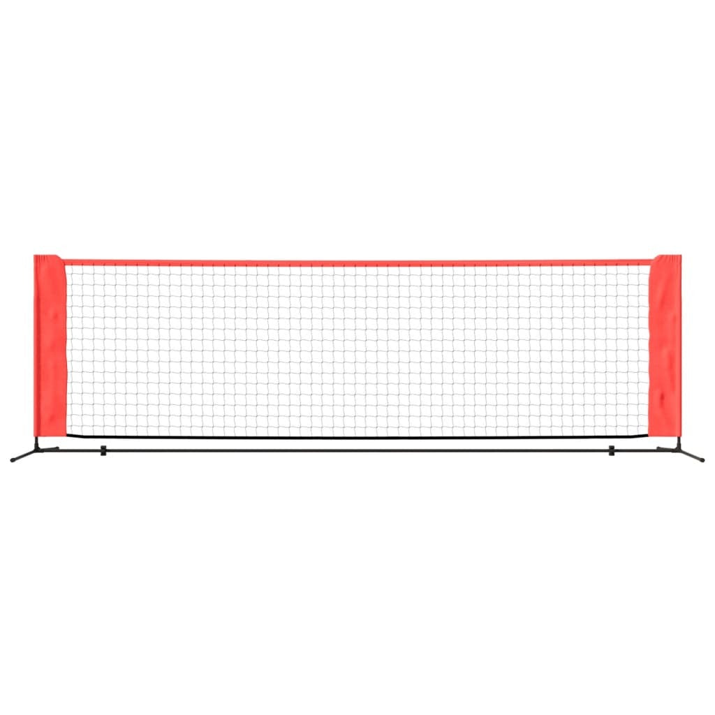 Tennis Net Black and Red 300x100x87 cm Polyester