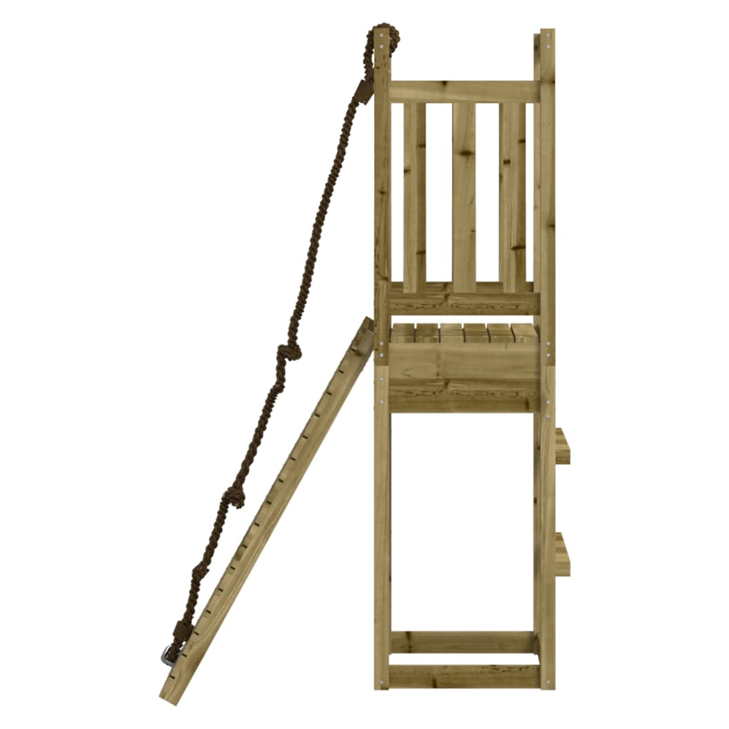 Playhouse with Climbing Wall Impregnated Wood Pine