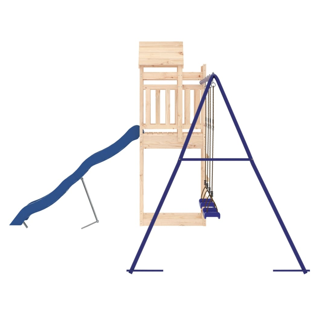 Outdoor Playset Solid Wood Pine
