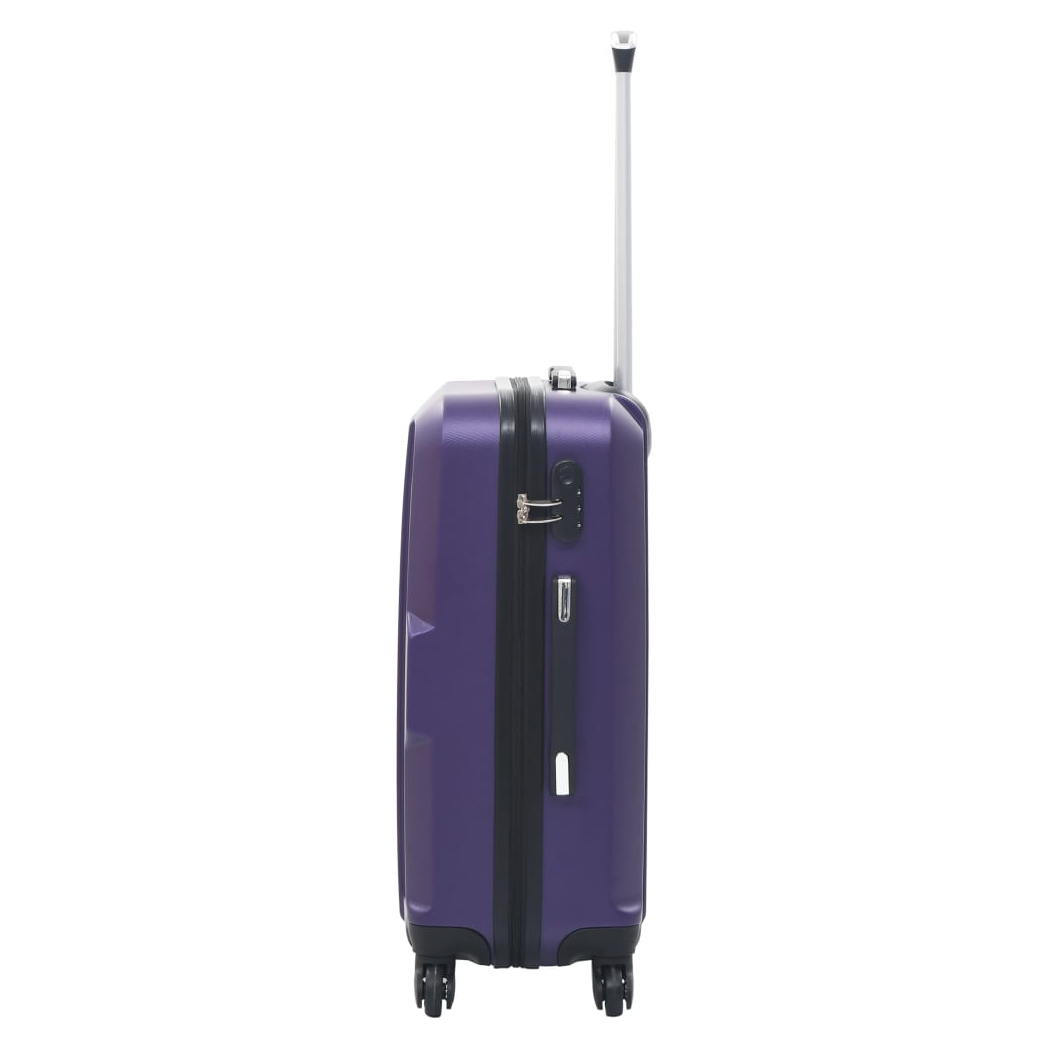 Hardcase Trolley Set 3 pcs Purple ABS