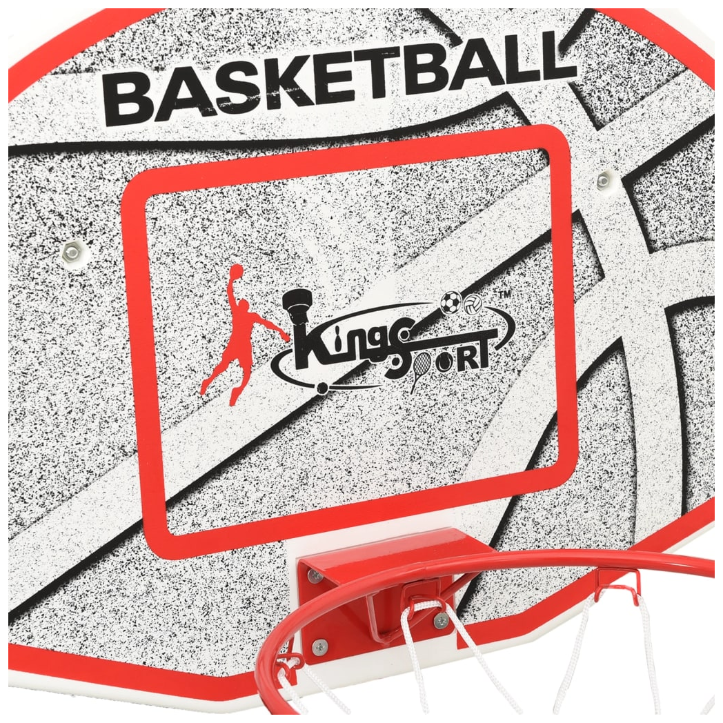 Five Piece Wall Mounted Basketball Backboard Set 66x44.5 cm