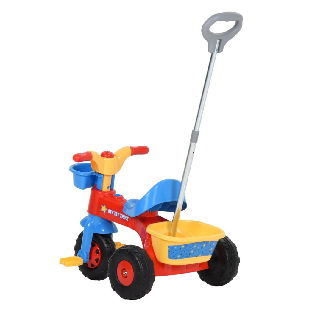 Tricycle for Kids with Parent Handle Multicolour