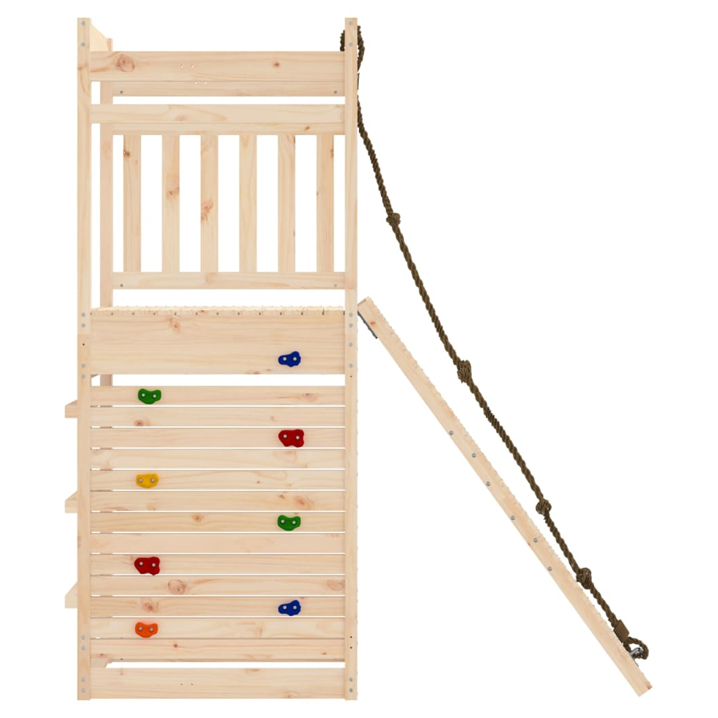 Outdoor Playset Solid Wood Pine