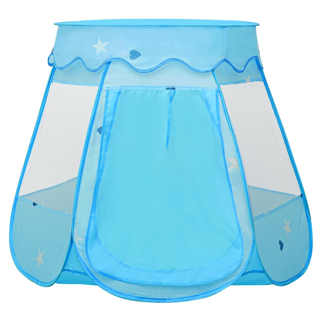 Children Play Tent with 250 Balls Blue 102x102x82 cm