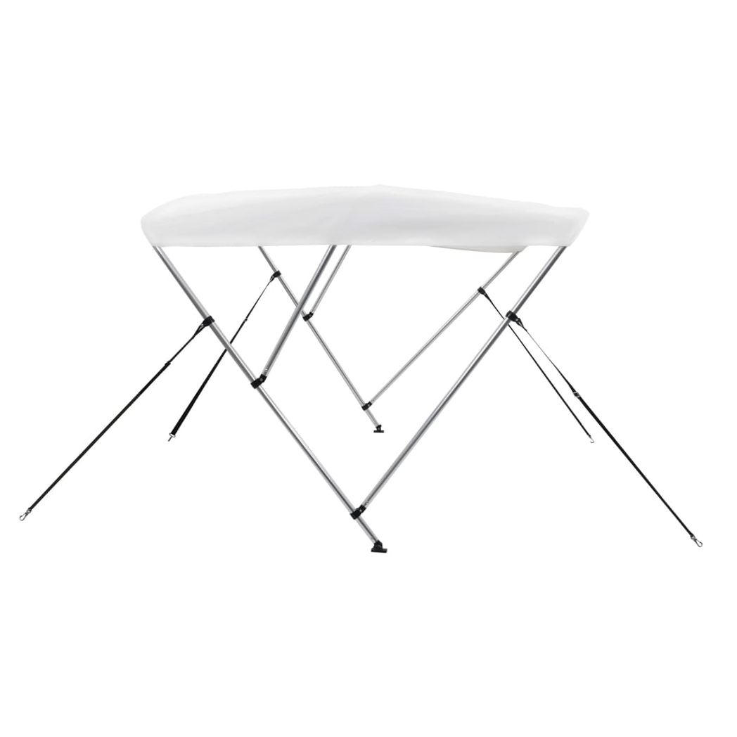 3 Bow Bimini Top White 183x140x137 cm