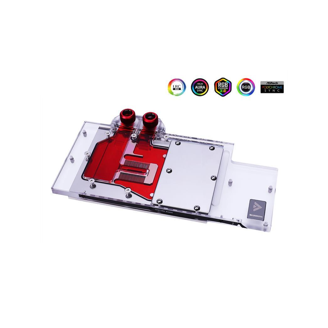 Barrow NVIDIA RTX 3080/3090, MSI TRIO Aurora aRGB Graphics Card Waterblock