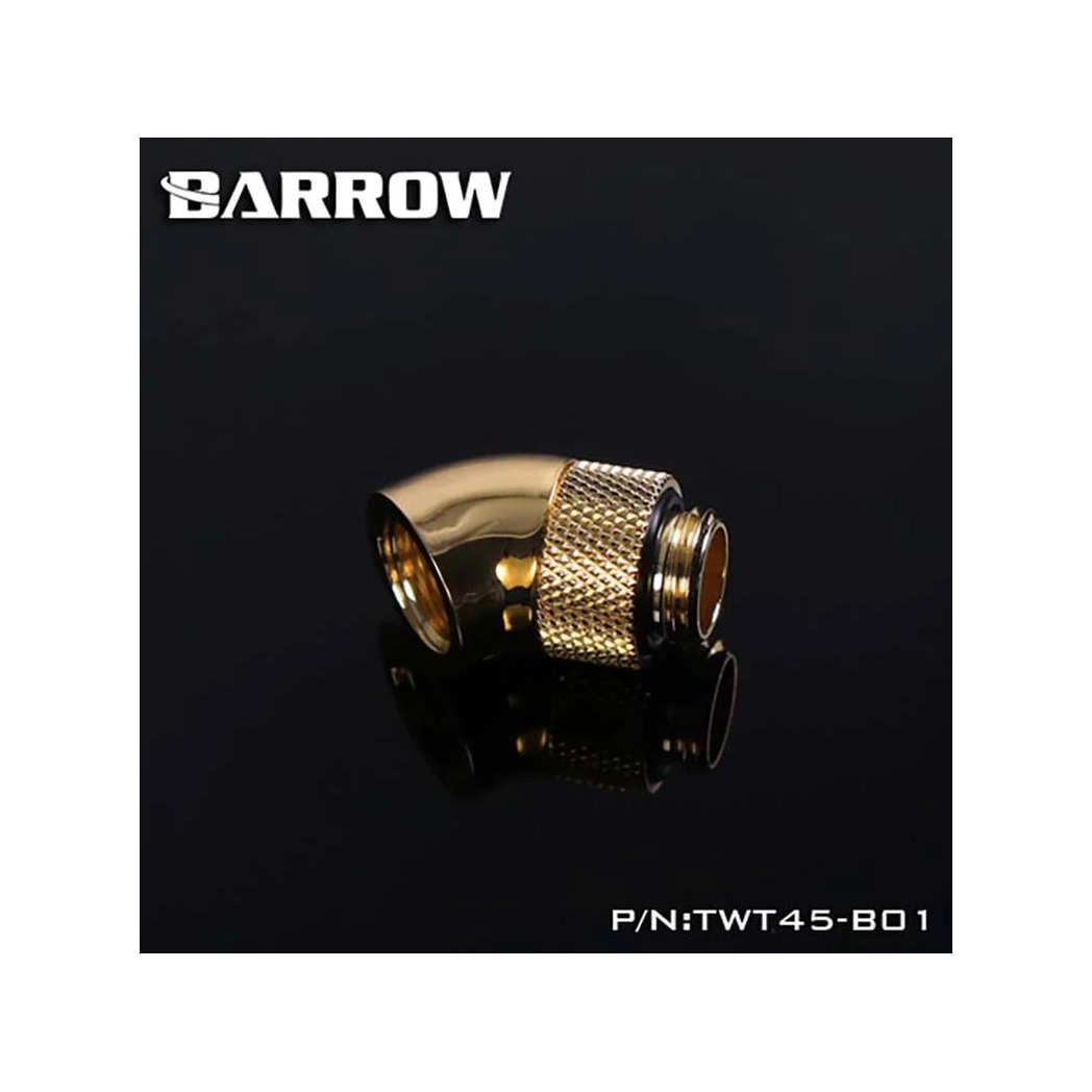 Barrow G1/4 Male Rotary to 45 Degree Female Angle - Gold