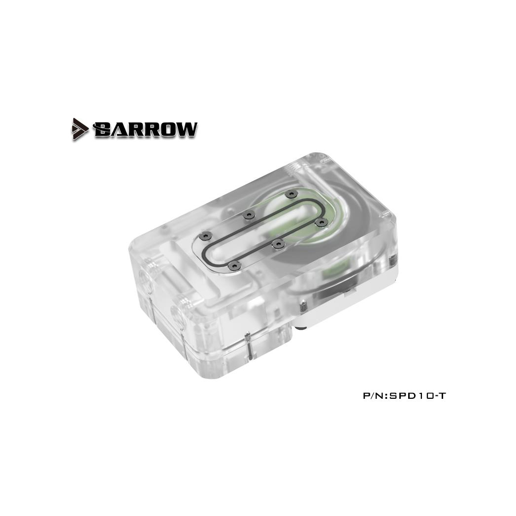 Barrow SPD10-T DC12V 10W PWM Mini Pump Reservoir - White