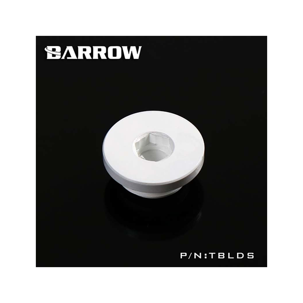 Barrow G1/4 Hex Blank Plug - White (6 Pack)