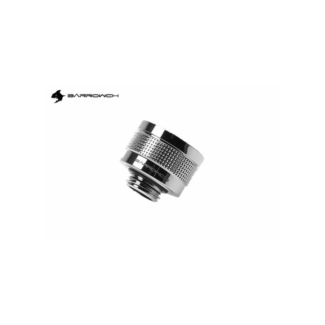 BarrowCH G1/4 - 14mm OD Wolverine Super Anti Off Hard Tube Fitting - Shi Silver