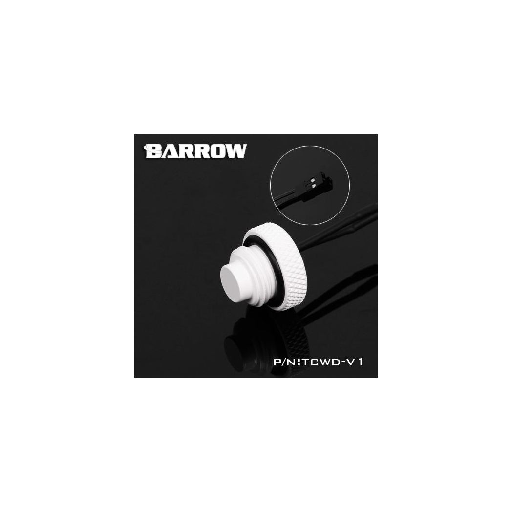 Barrow G1/4 - 10k Temperature Sensor Blank Plug - White