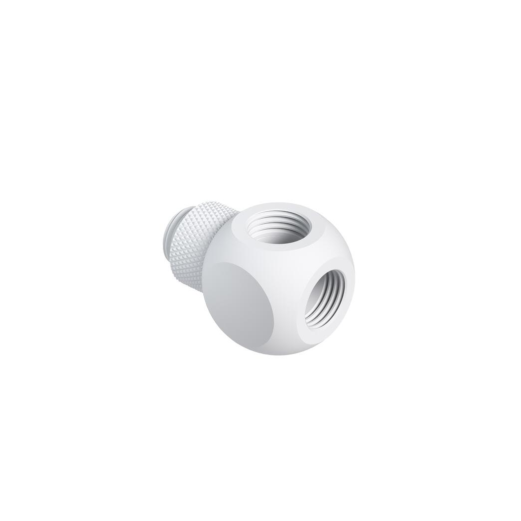 Barrow G1/4 Male Rotary - G1/4 Female 3 Way T-Splitter - White