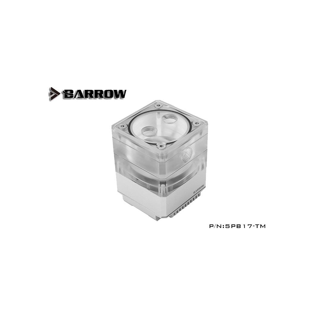 Barrow SPB17-TM 960LPH 17W PWM Mini Pump Reservoir with LRC 2.0 RGB - Silver