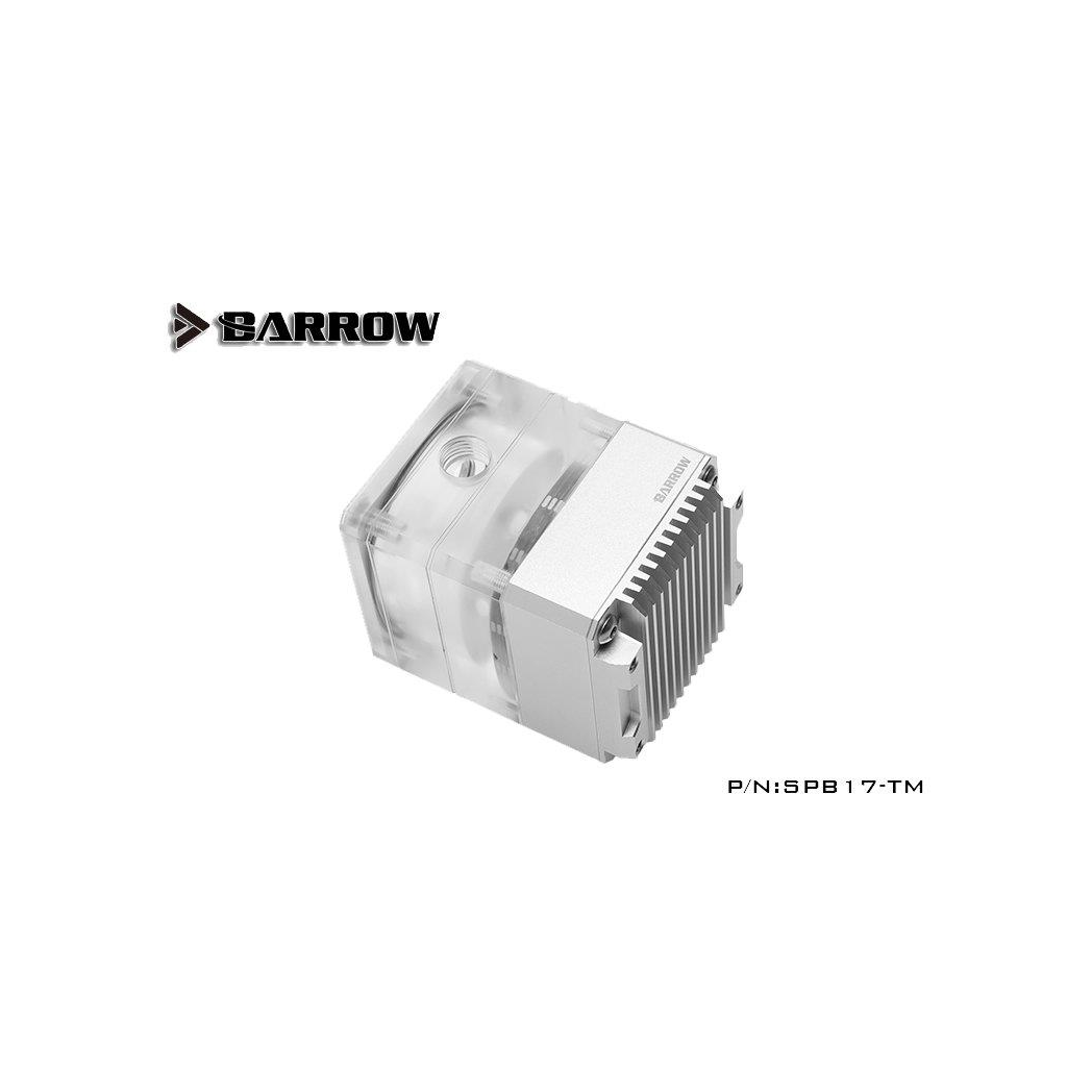 Barrow SPB17-TM 960LPH 17W PWM Mini Pump Reservoir with LRC 2.0 RGB - Silver