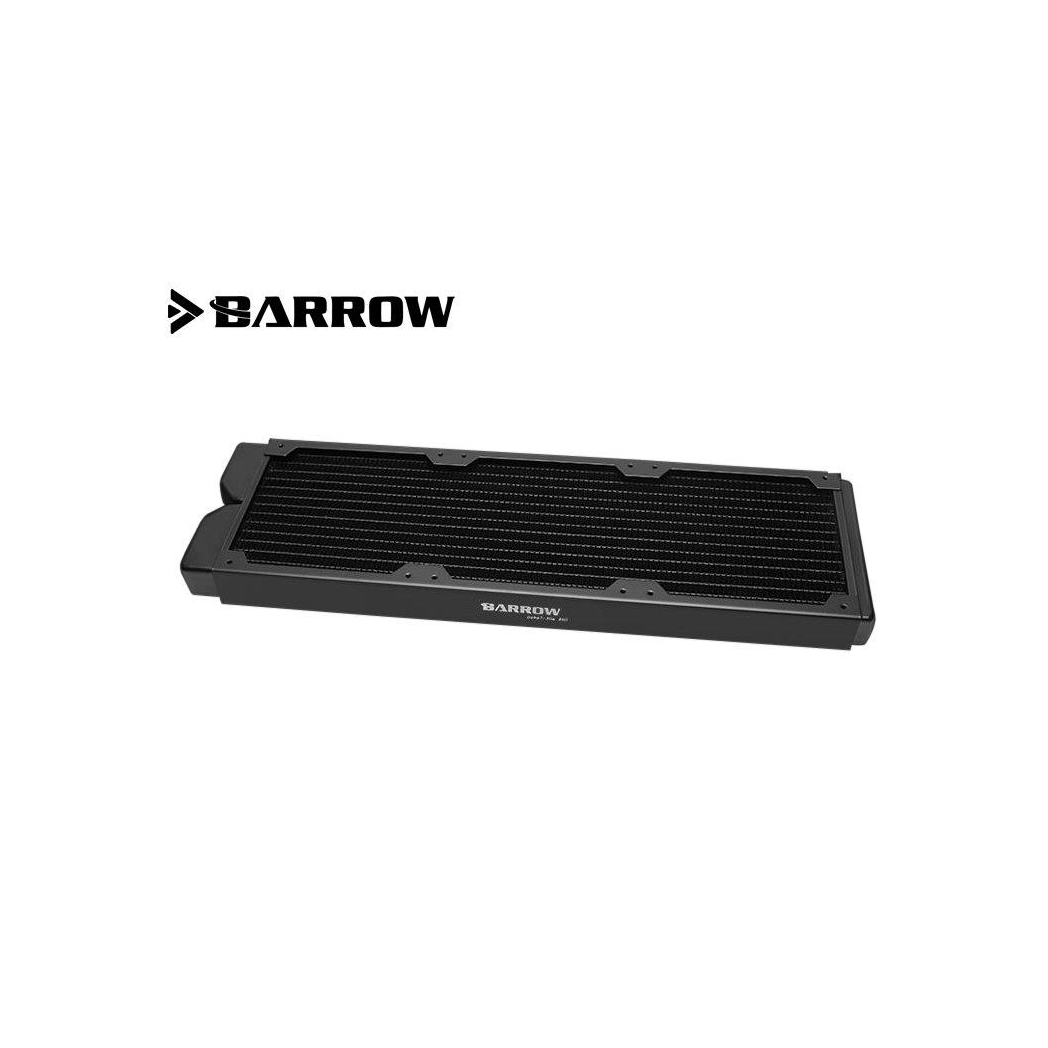 Barrow Dabel-B Series 360mm (3x120) Slim Line Copper Radiator - Black