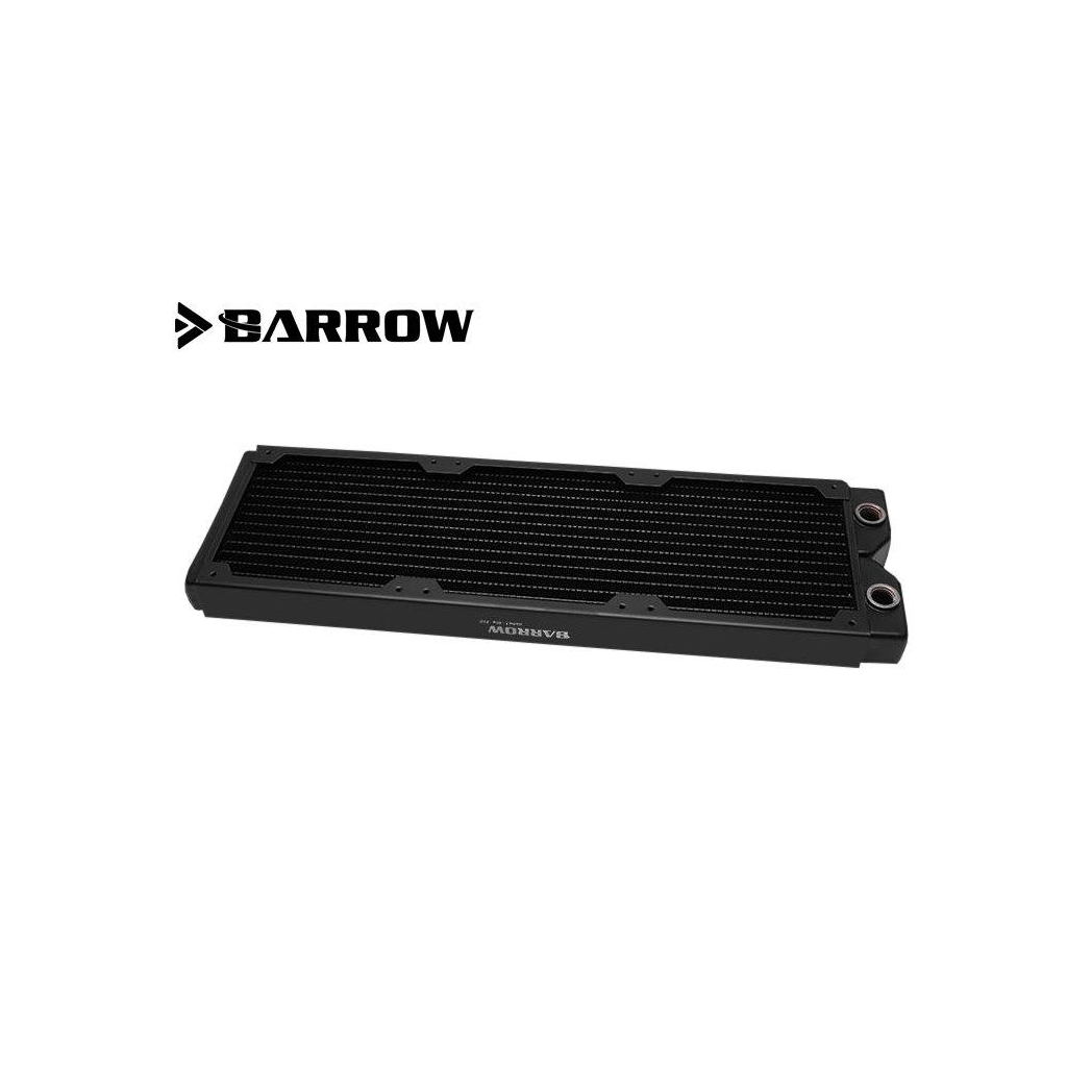 Barrow Dabel-B Series 360mm (3x120) Slim Line Copper Radiator - Black