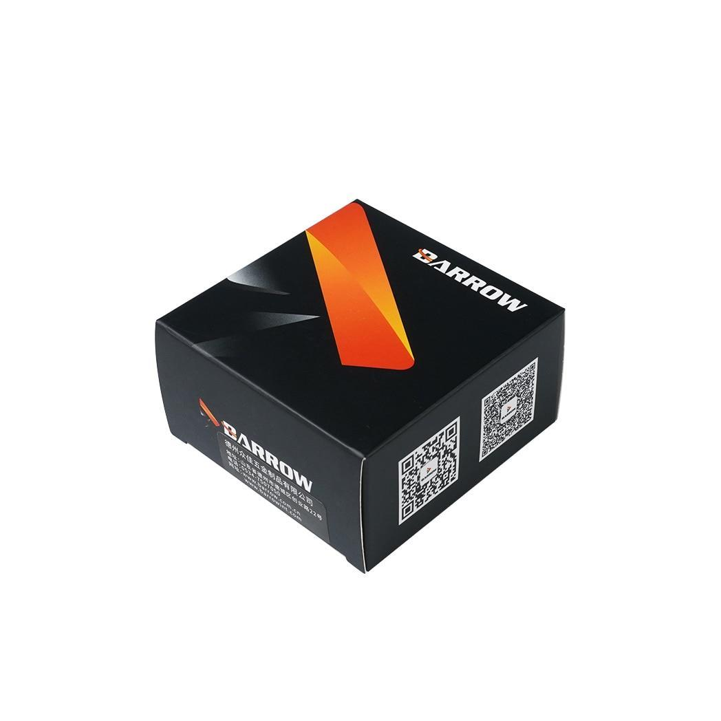 Barrow G1/4 Mini Ball Valve, Matt Silver Handle - White