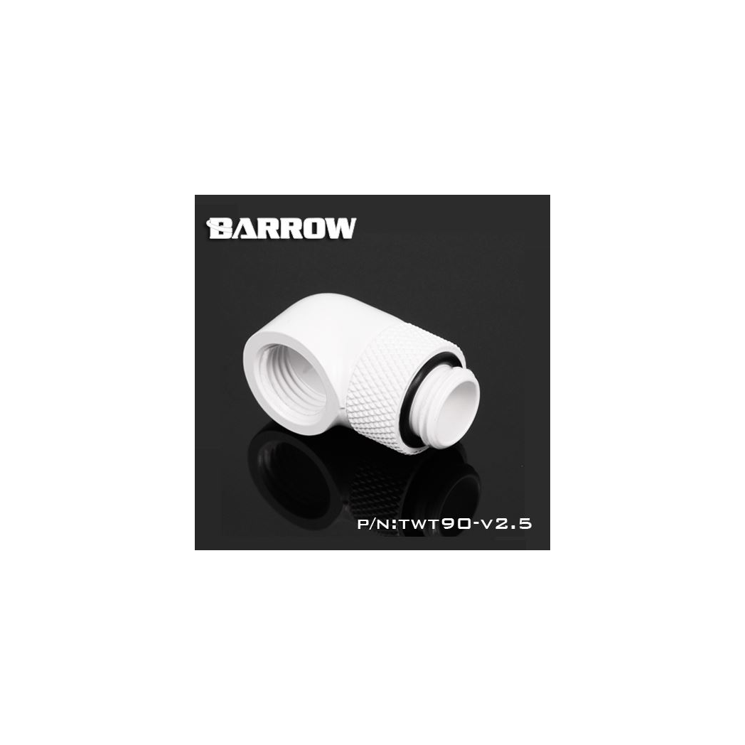 Barrow G1/4 Male Rotary to 90 Degree Female Angle - White (4 Pack)