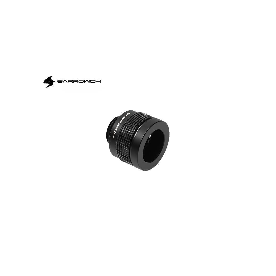BarrowCH G1/4 - 14mm OD Wolverine Super Anti Off Hard Tube Push Fitting - Black