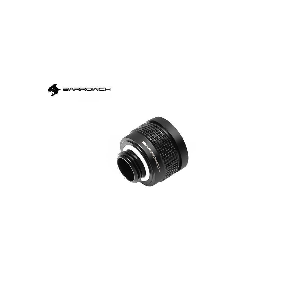 BarrowCH G1/4 - 14mm OD Wolverine Super Anti Off Hard Tube Push Fitting - Black