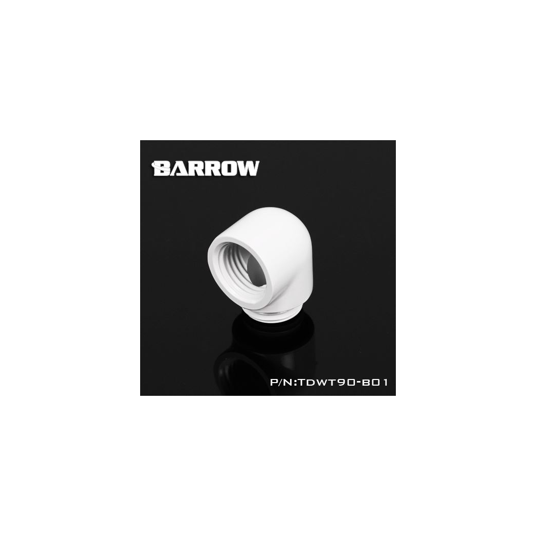 Barrow G1/4 Male to 90 Degree Female Angle - White