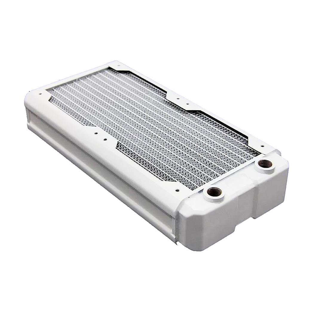 Black Ice Nemesis GTX 240 Radiator - Satin White