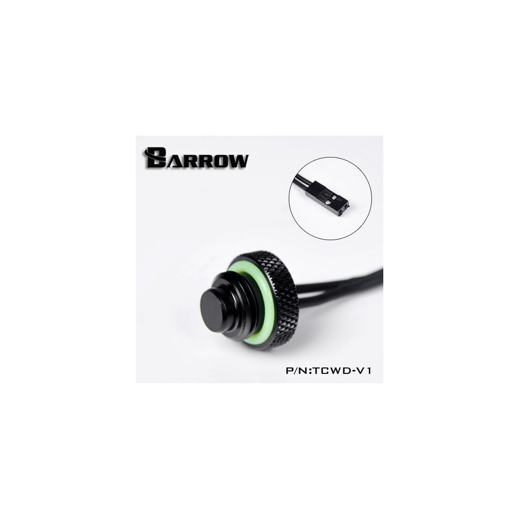 Barrow G1/4 - 10k Temperature Sensor Blank Plug - Black