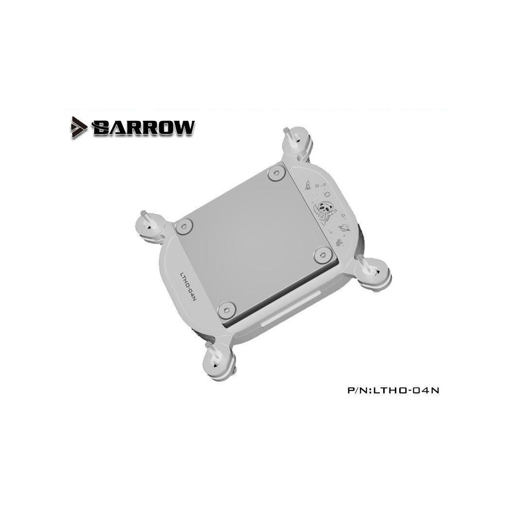 Barrow Acrylic Kepler Series CPU Waterblock, aRGB, INTEL 115x / 1700 - White