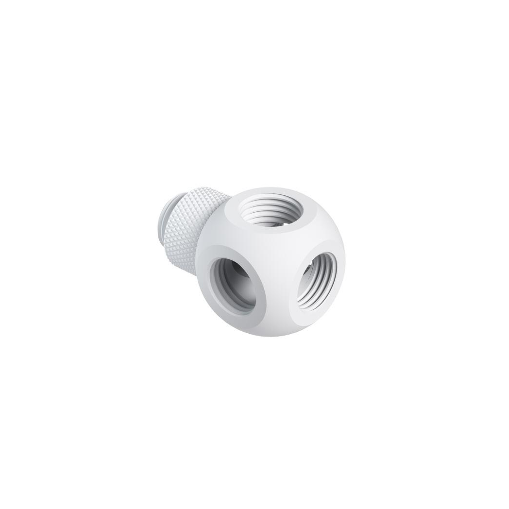 Barrow G1/4 Male Rotary - G1/4 Female 5 Way T-Splitter - White