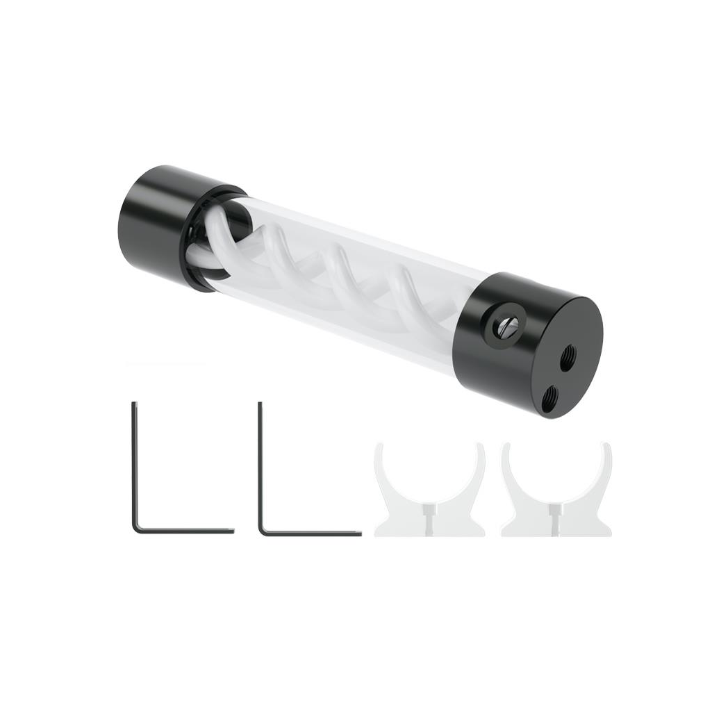 Barrow T-Virus Acrylic White Helix Reservoir 255mm - Black