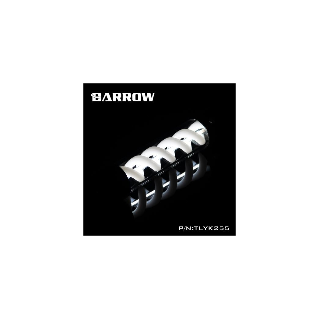 Barrow T-Virus Acrylic White Helix Reservoir 205mm - Black
