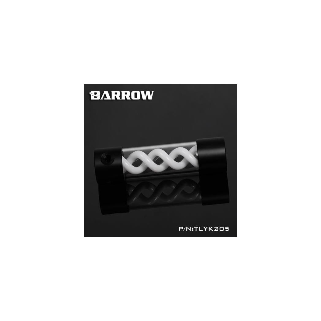 Barrow T-Virus Acrylic White Helix Reservoir 205mm - Black