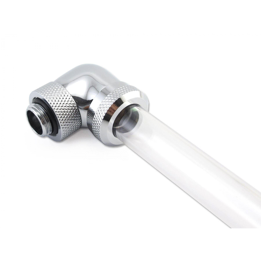 XSPC G1/4 to 14mm Rigid Tubing - 90 Rotary Fitting V2 (Matt Black)