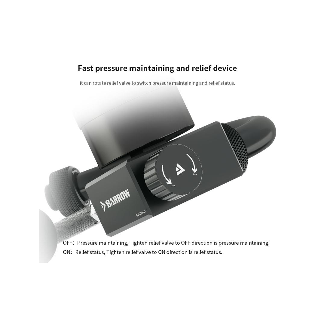 Barrow GJQM-01 System Leak Tester - 1.0 Bar Pressure Gauge