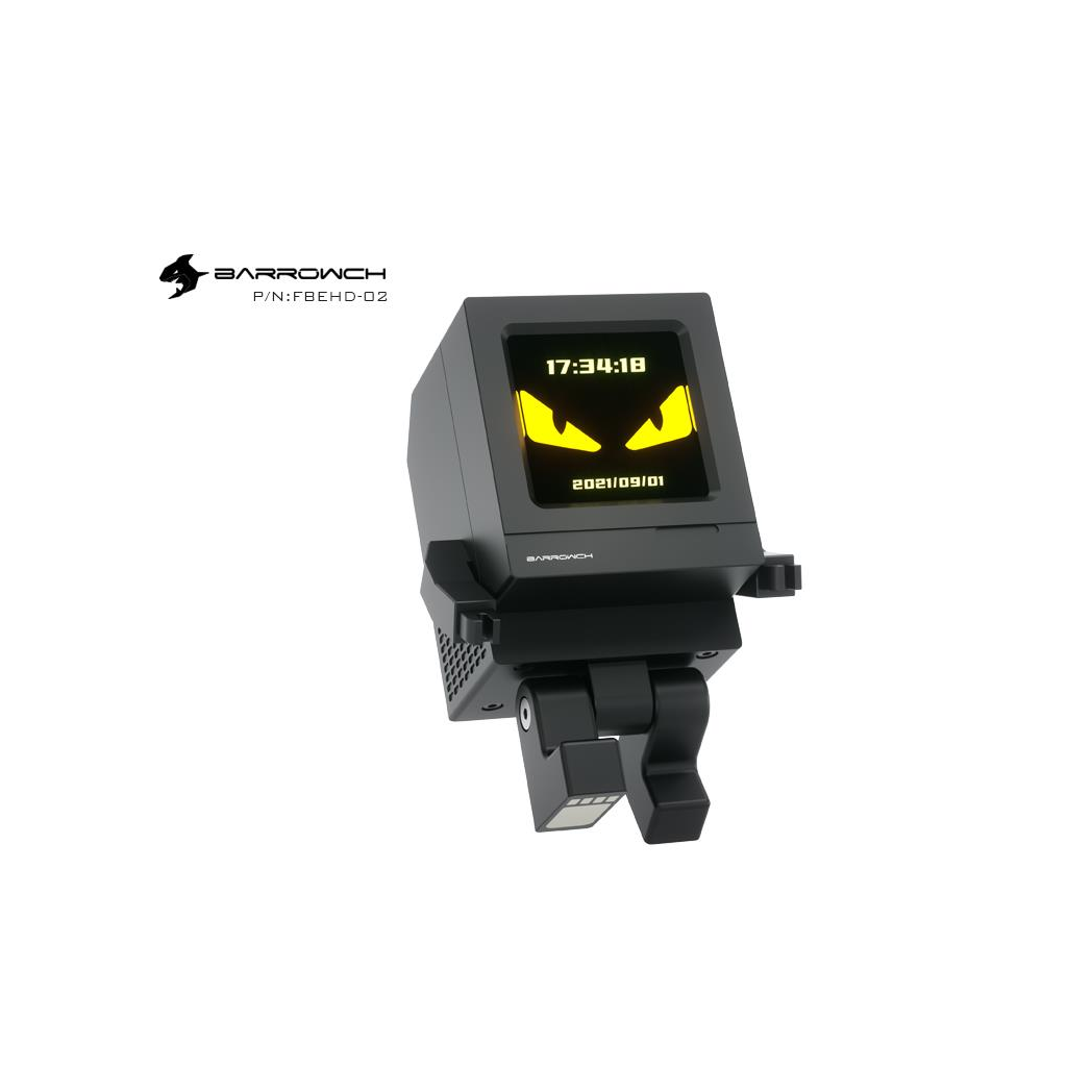 BarrowCH Limited Edition Cyclops, Mini 75mm HDMI LCD External Display - Silver