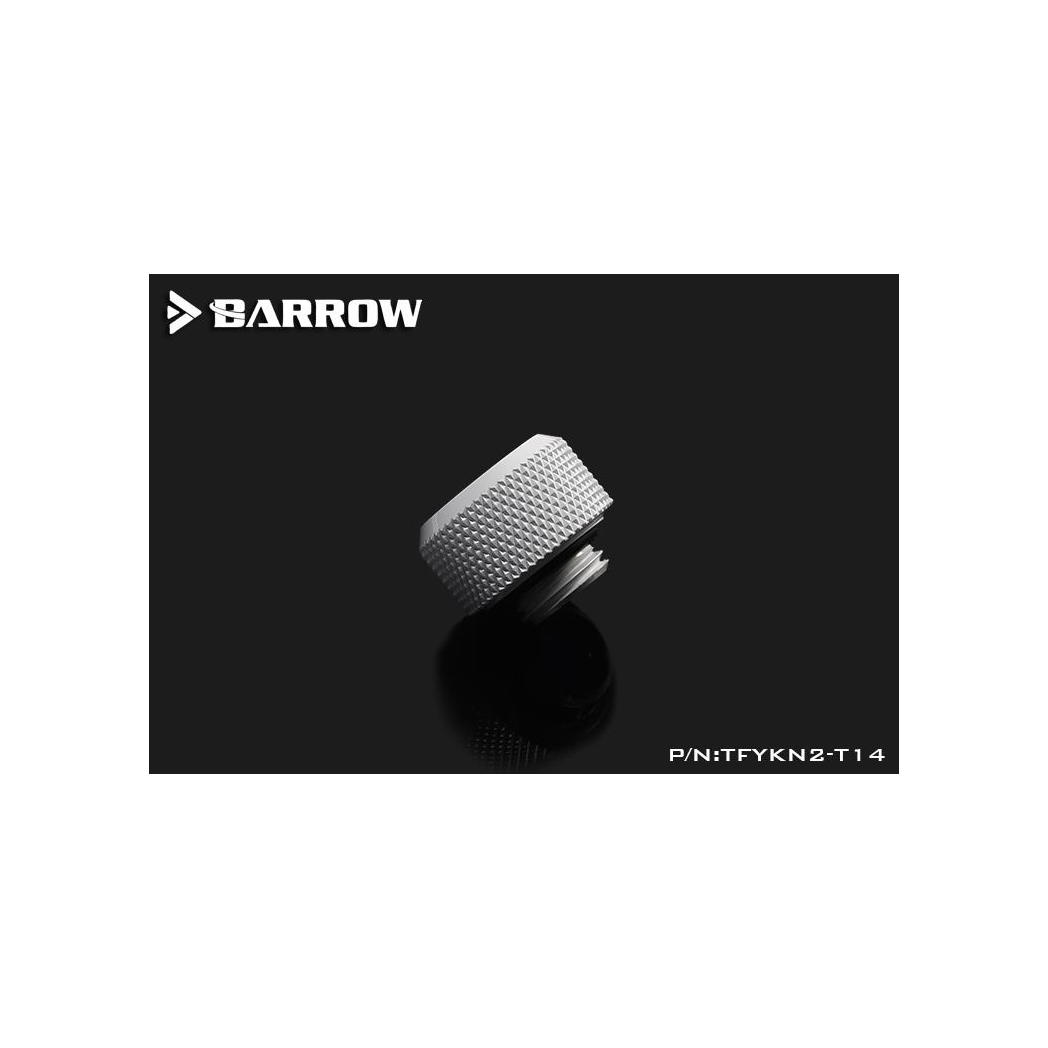 Barrow G1/4 - 14mm OD Anti Off Rubber Seal Hard Tube Compression Fitting - White
