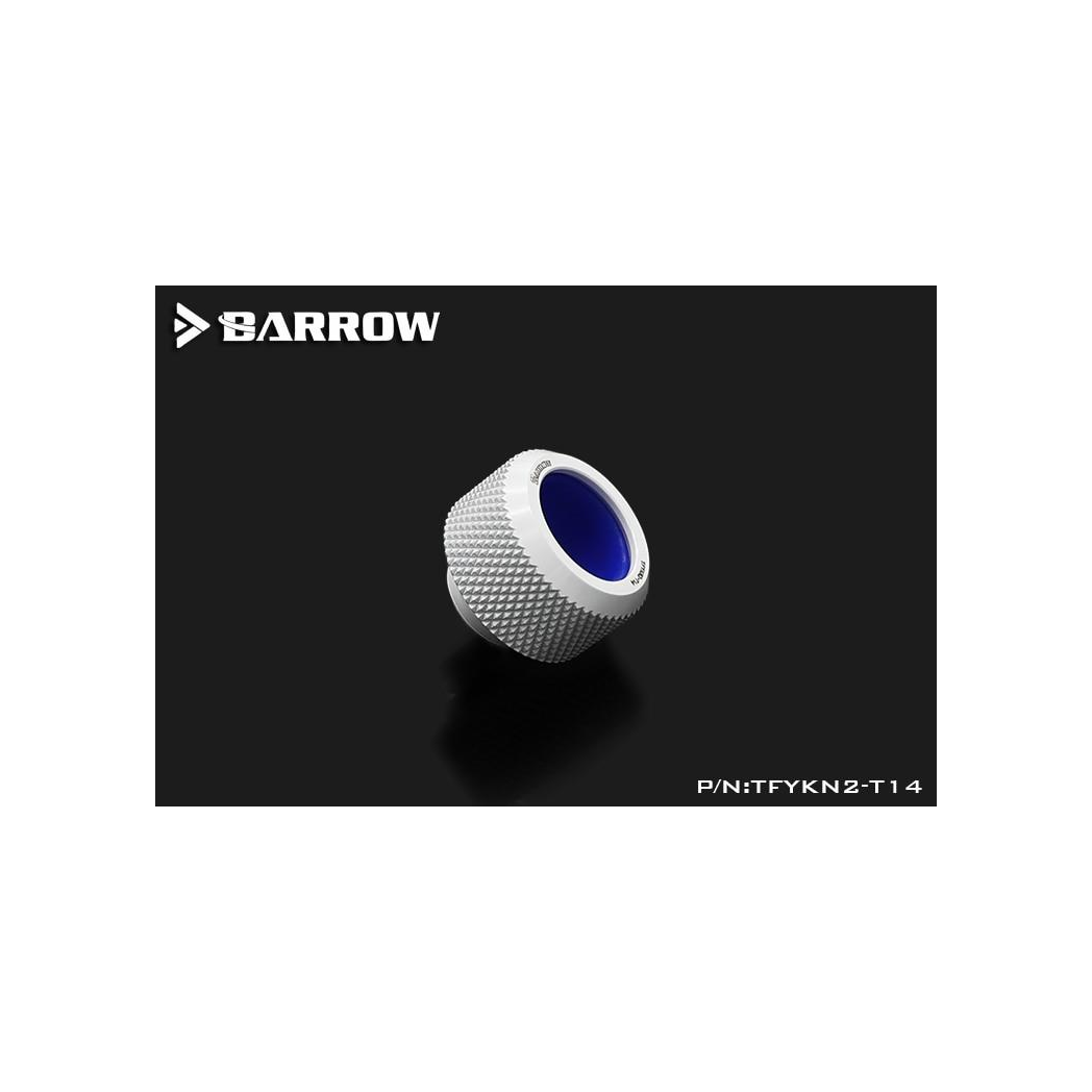 Barrow G1/4 - 14mm OD Anti Off Rubber Seal Hard Tube Compression Fitting - White