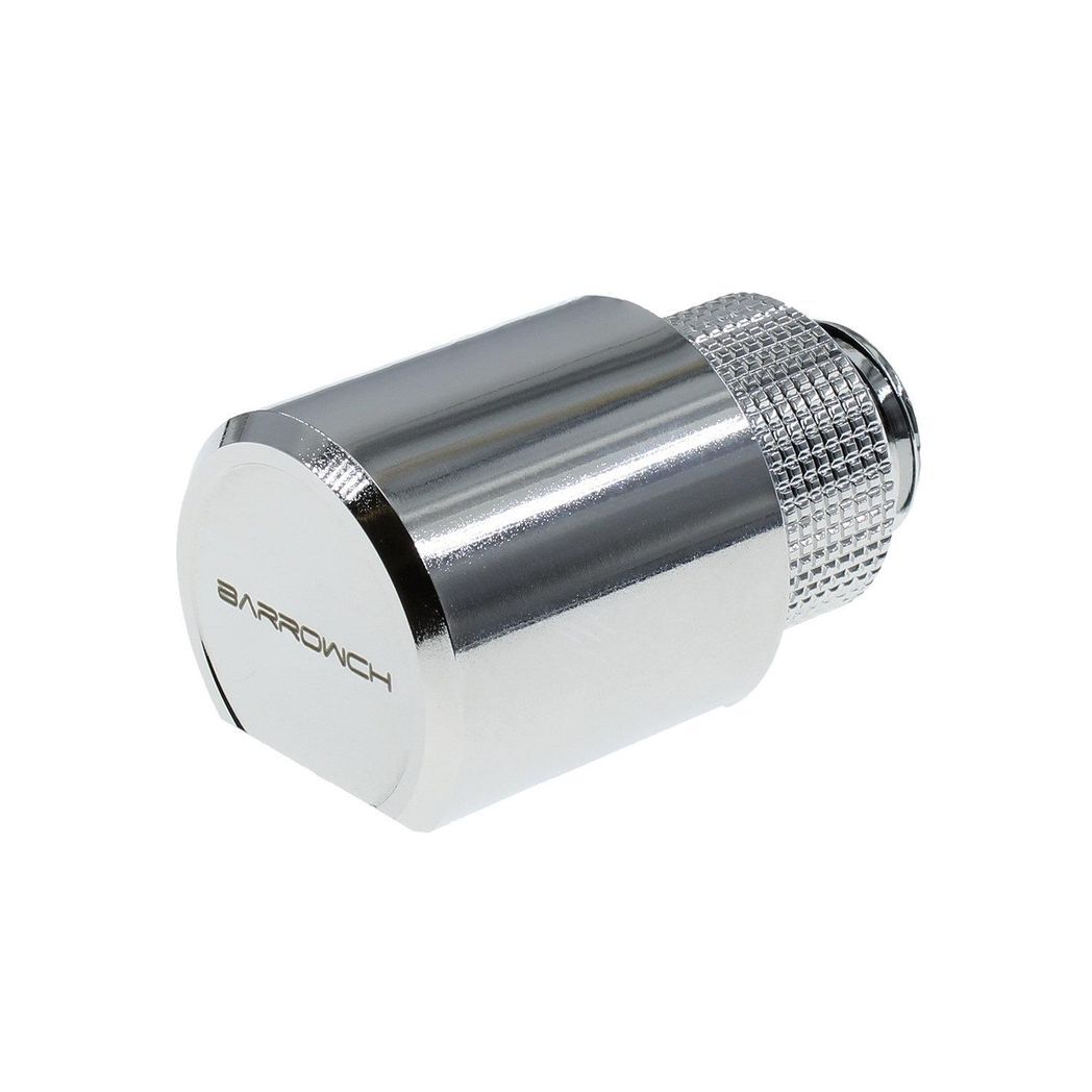 BarrowCH G1/4 Male Rotary to Smooth 90 Degree Female Angle - Shiny Silver