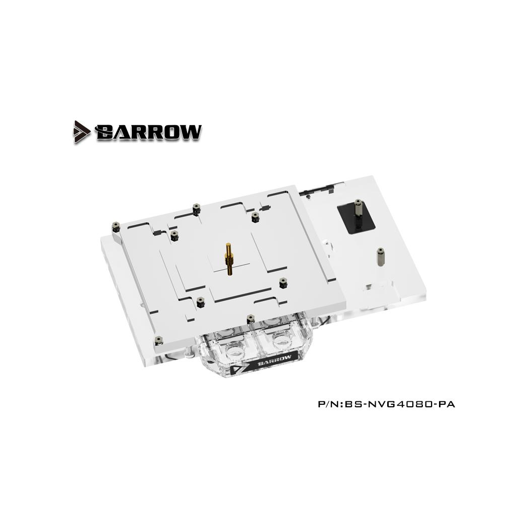 Barrow NVIDIA 4080 Founders, LRC 2.0 RGB Graphics Card Waterblock + Backplate