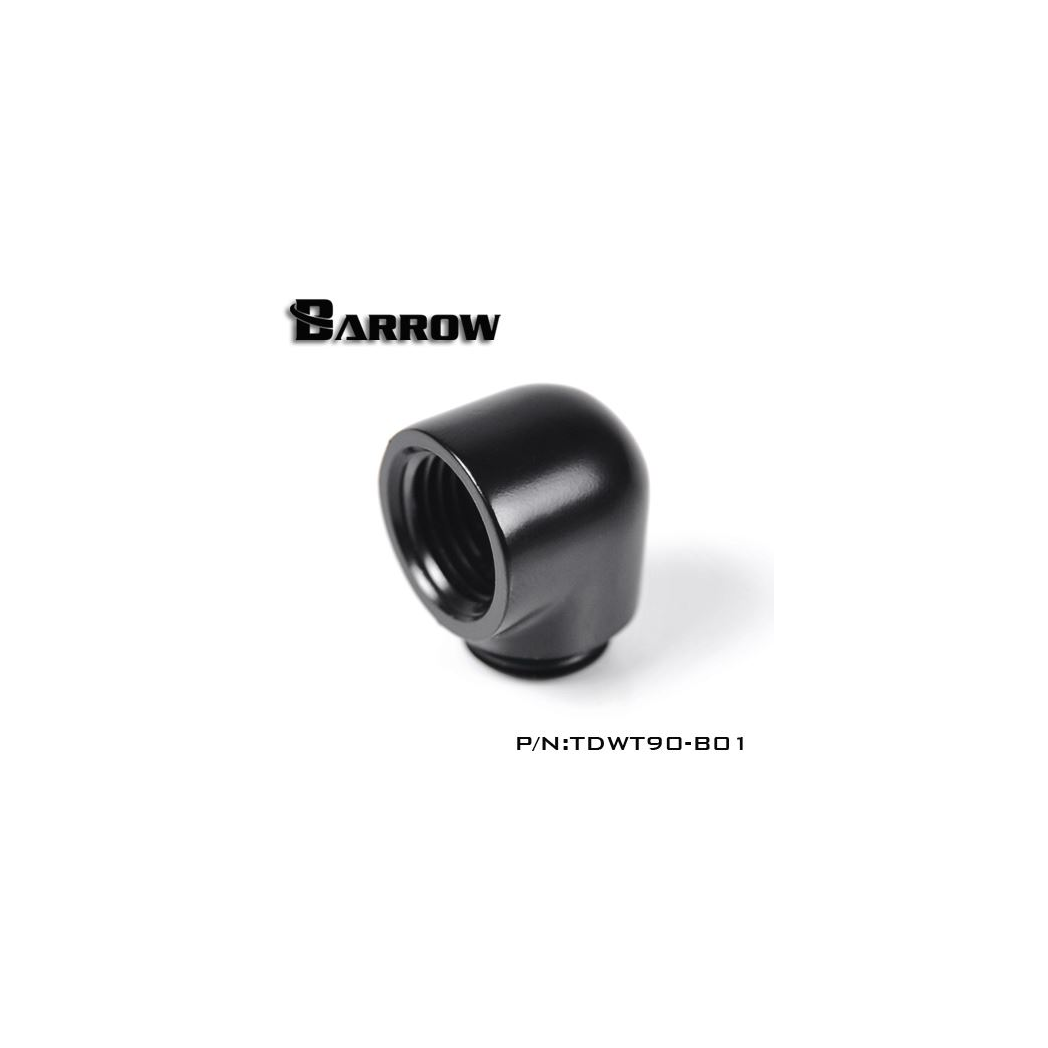 Barrow G1/4 Male to 90 Degree Female Angle - Black
