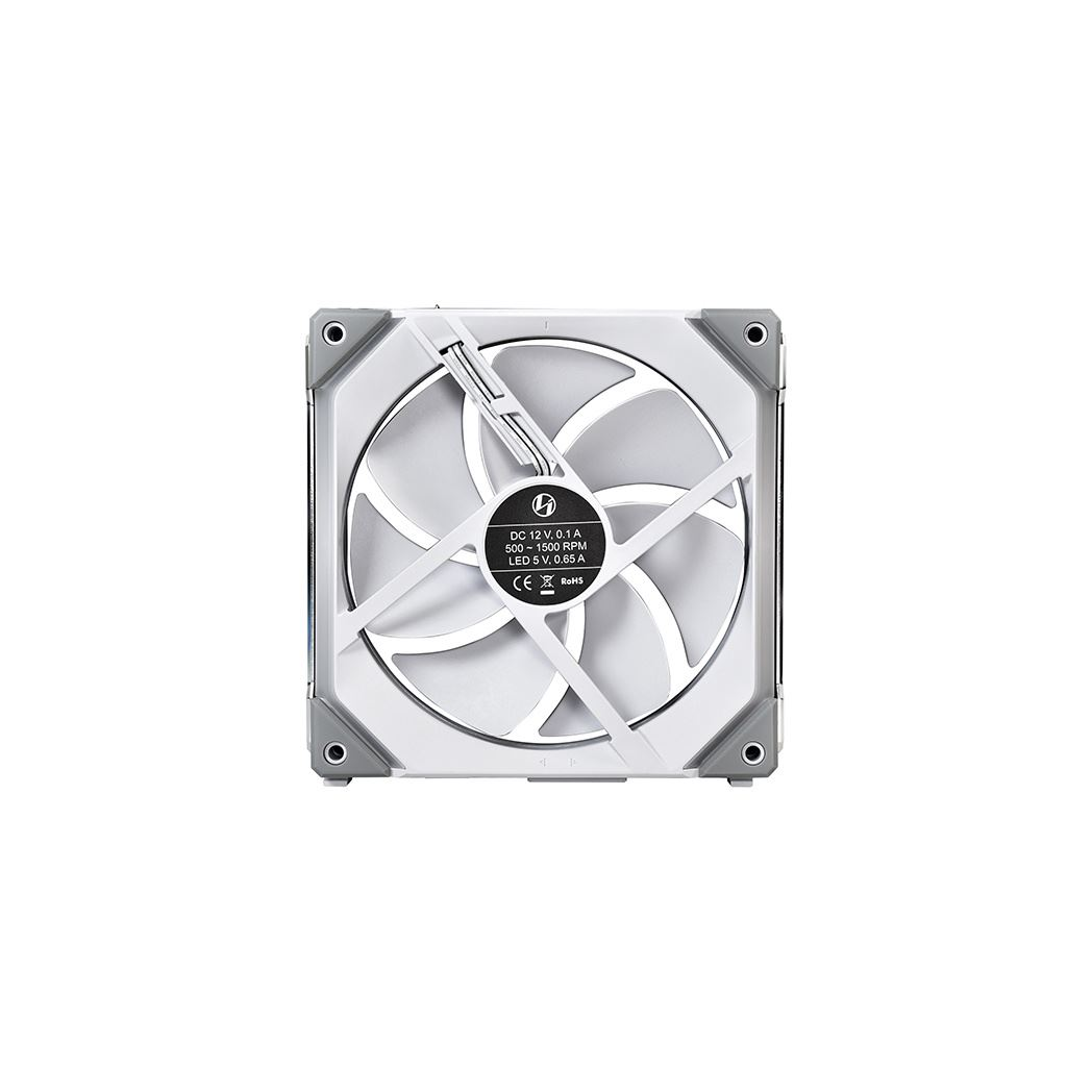 Lian Li UNI FAN SL140 RGB PWM Fan, Pack of 2 incl. Controller - 140mm, white