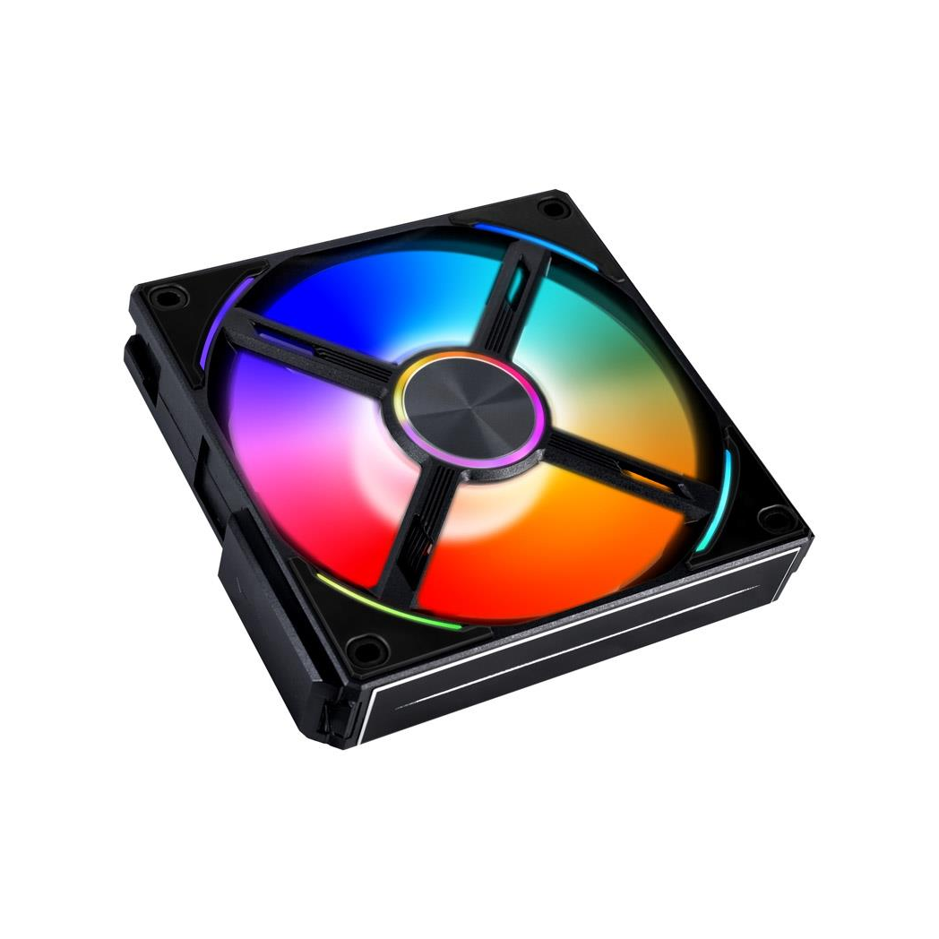 Lian Li UNI FAN AL120 RGB PWM Fan, Triple Pack incl. Controller - 120mm, black