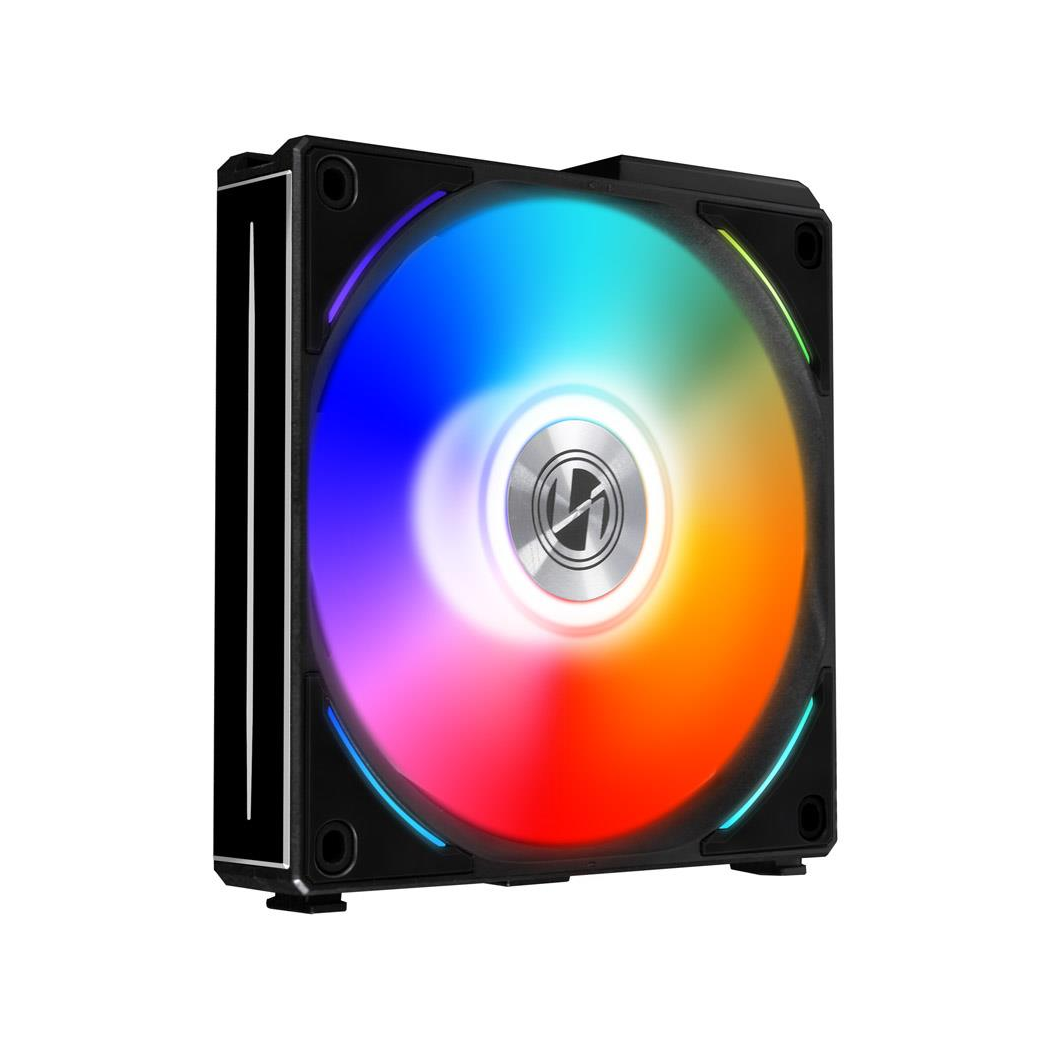 Lian Li UNI FAN AL120 RGB PWM Fan, Triple Pack incl. Controller - 120mm, black