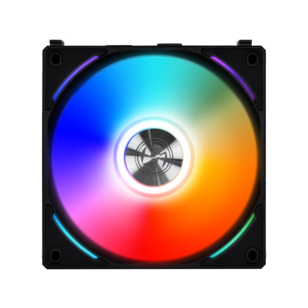 Lian Li UNI FAN AL120 RGB PWM Fan, Triple Pack incl. Controller - 120mm, black